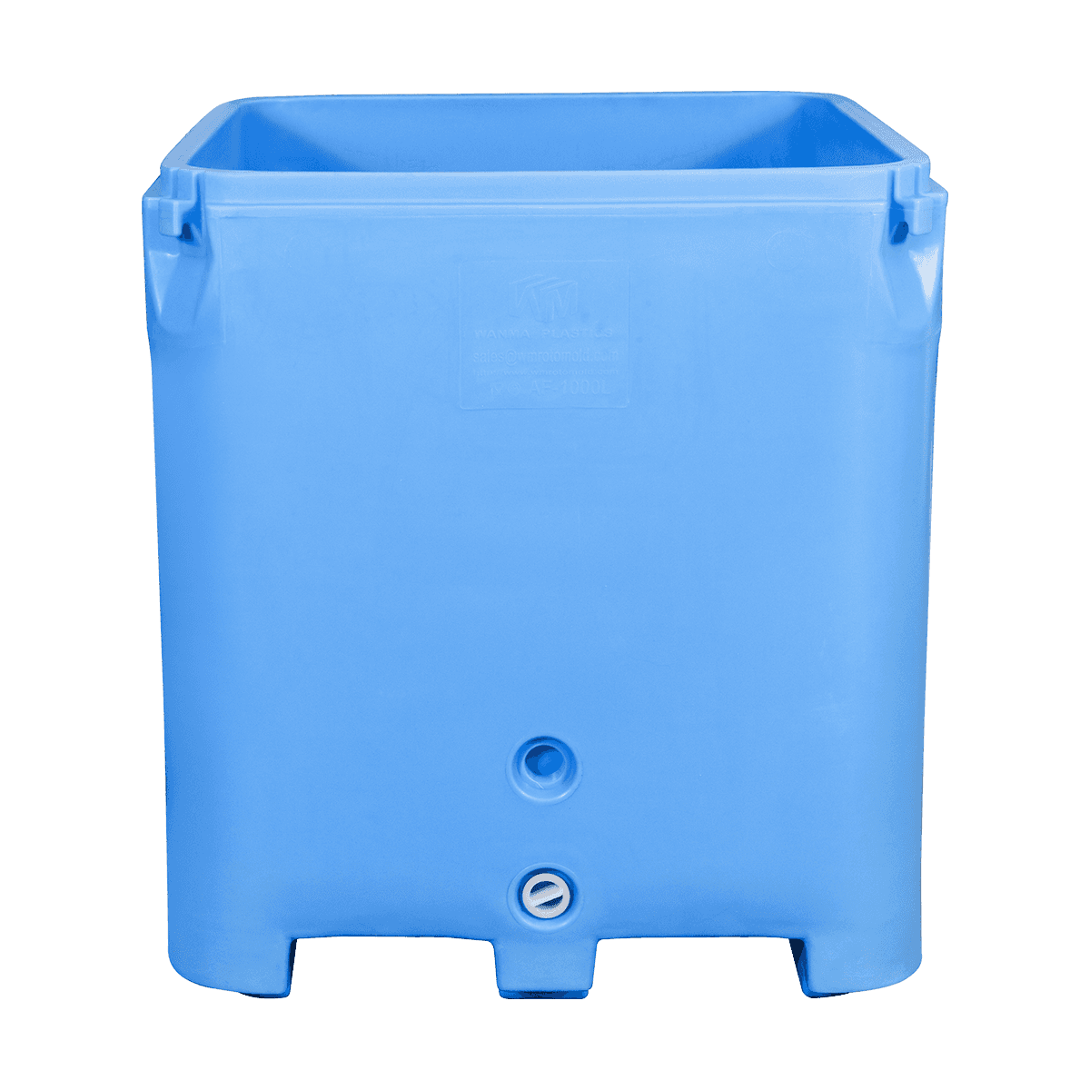 AF-1000L Solidisolert pallcontainerverksted og lager Bruk kaldkjedebeholdere