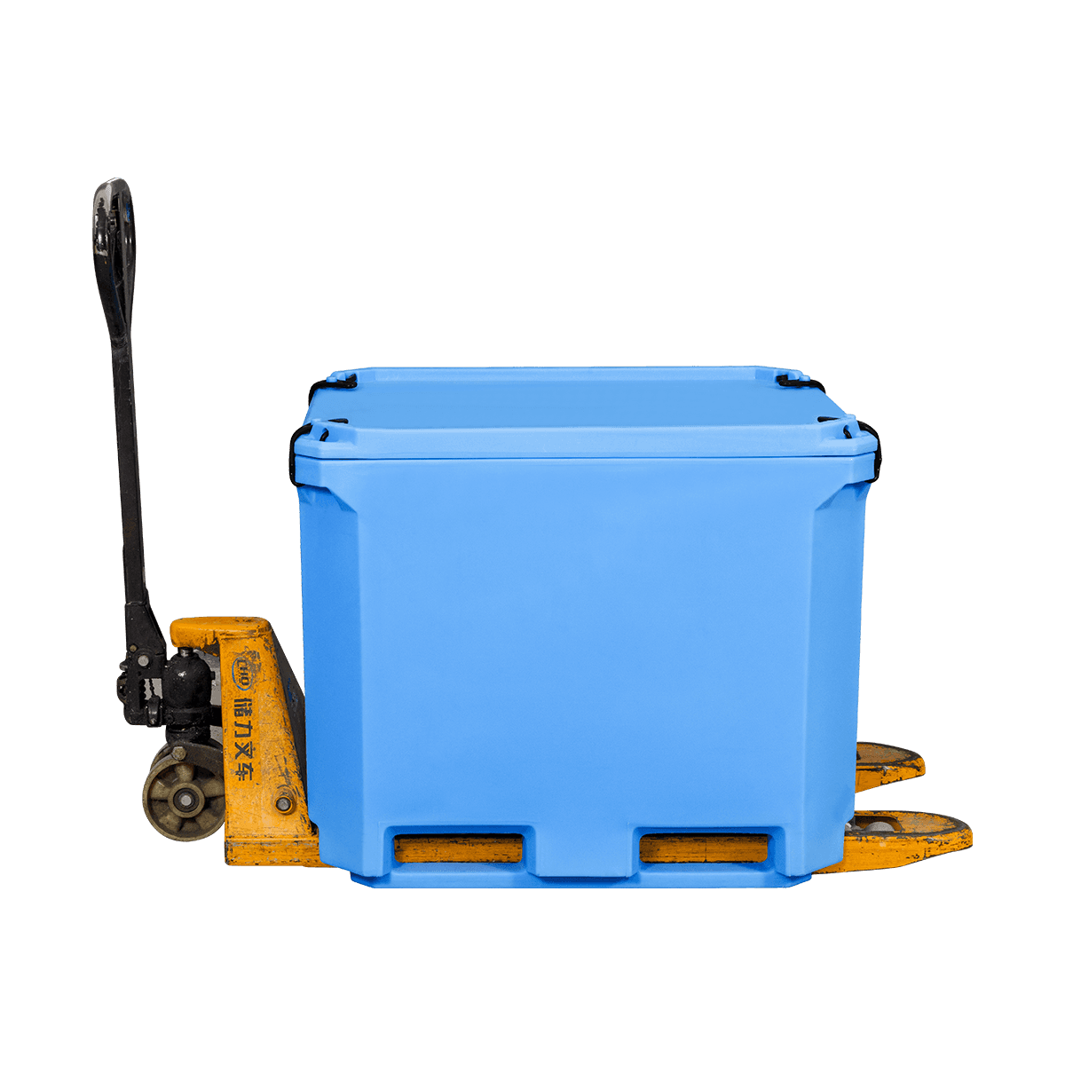 AF-380L Buggy kjøttvogn med hjul kjøtt/fjørfe industriell bruk plastbeholdere
